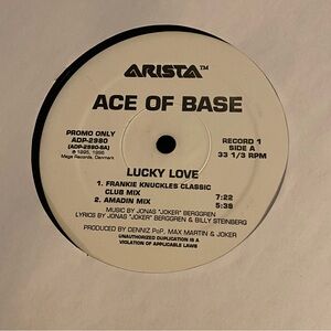 Ace of Base " Lucky Love" the Remixes Rare!! 1995 Arista Records Vintage